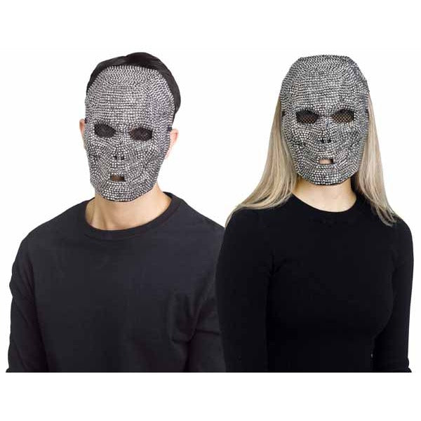 Gunpowder Bling Adult Skull Mask