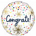 Confetti Congrats 18" Round Foil Balloon