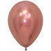 Sempertex 5" Reflex Rose Gold Latex Balloons, 50 Pack