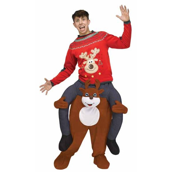 Carry Me Reindeer Adult Christmas Costume