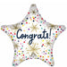 Jumbo Confetti Congrats Foil Balloon