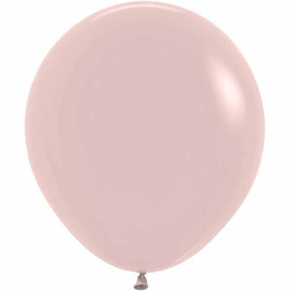Sempertex Creamy Blush 18-Inch Latex Balloons, 25 Count