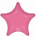 Vibrant Pink Star Foil Balloon, 19 Inch