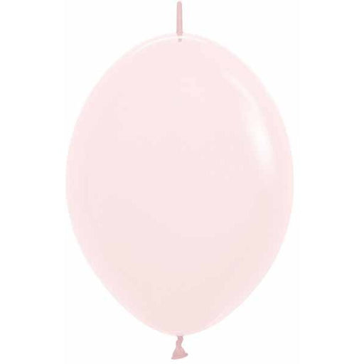 Sempertex Matte Pink 12-Inch Link Balloons, 25 Count