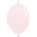 Sempertex Matte Pink 12-Inch Link Balloons, 25 Count