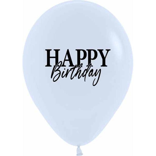 Sempertex Simply Happy Birthday 11" Latex Balloons, 50 Count