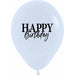 Sempertex Simply Happy Birthday 11" Latex Balloons, 50 Count
