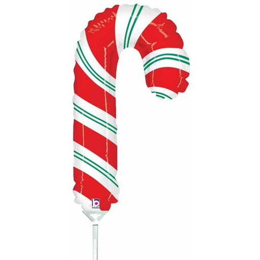14-Inch Candy Cane Mini Foil Balloon