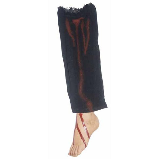 Accessoire d'Halloween pied ensanglanté avec tissu