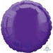 18-Inch Quartz Purple Round Foil Balloon