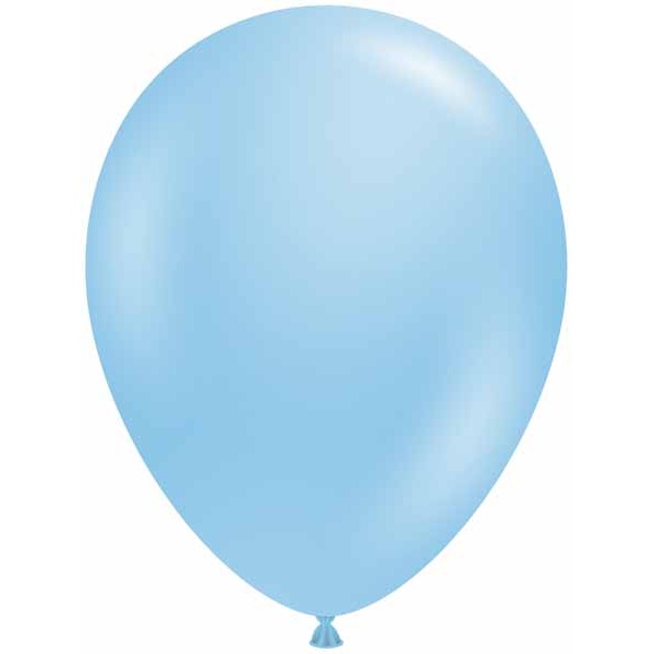 TUFTEX Baby Blue 11-Inch Latex Balloons, 12 Count