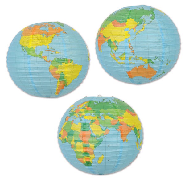 Globe Paper Lantern, 1 Count