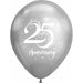 25TH ANNIV 2-SIDED 12" SILVER LAT 50/BG
