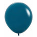 Sempertex Deep Teal 18-Inch Latex Balloons, 25 Pack
