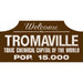 The Toxic Avenger Tromaville Wood Sign