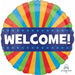 Welcome Blitz 18-Inch Round Foil Balloon