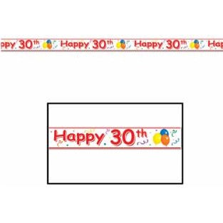 Happy 30th Birthday Party Tape