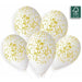 GEMAR 13" MARBLE WHITE GOLD INK 50/BG