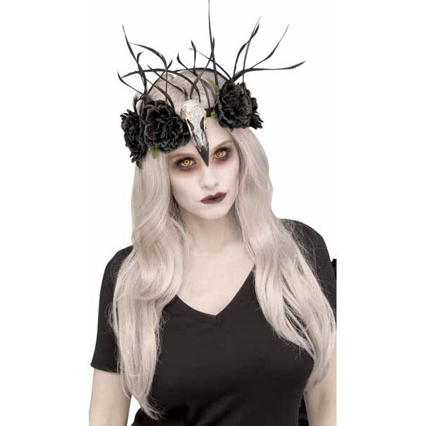 Zombie Raven Costume Headpiece