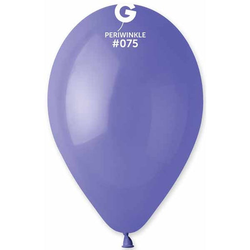 Gemar 12" Periwinkle Latex Balloons #075, 50 Pack