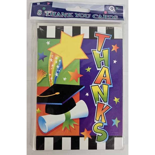 Graduation Year Thank You Cards, 8 Pack