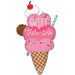 Sweet on You Cone 38-Inch Valentine's Day Foil Balloon