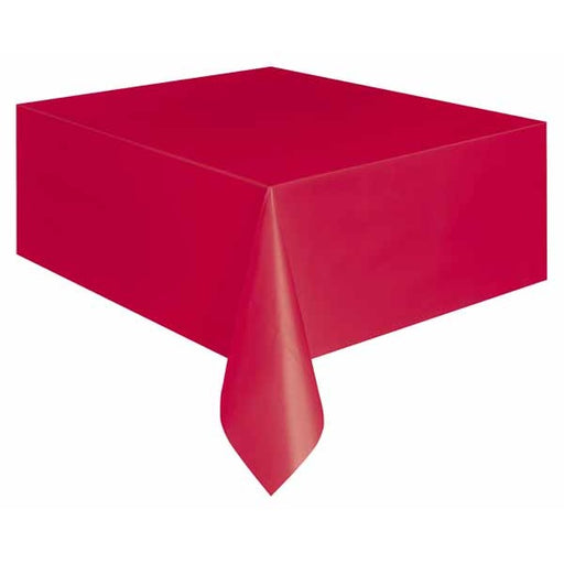 Ruby Red Tablecover, 54 x 108 Inches
