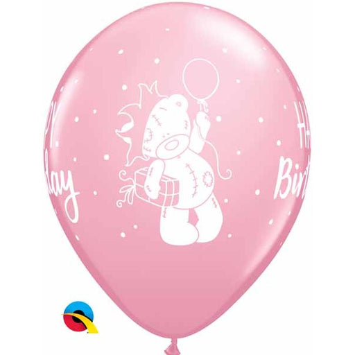 Tatty Teddy Birthday Pink 11-Inch Latex Balloons, 25 Pack