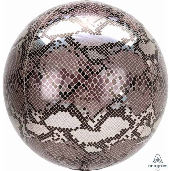 Snake Skin Animalz 16-Inch Orbz Foil Balloon