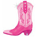 Pink Cowgirl Boot Holographic Foil Balloon, 29 Inch