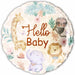Hello Baby Animals 18-Inch Foil Balloon