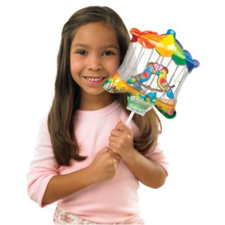Inflate-A-Fun Mini Parrots Cage Foil Balloon