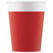 Solid Red 7 oz Paper Cups, 8 Pack