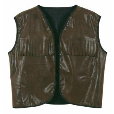 Cowboy Vest Western Costume Accessory, 1 Pack