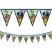 Island Pirate Paper Triangle Flag Banner