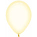 Crystal Pastel Yellow 5" Latex Balloons, 100 Count
