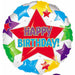 Star Birthday 18 Inch Foil Balloon