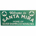 SANTA MIRA WOOD SIGN HALLOWEEN III
