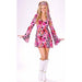 Feelin' Groovy Women's Mod Costume, Small/Medium