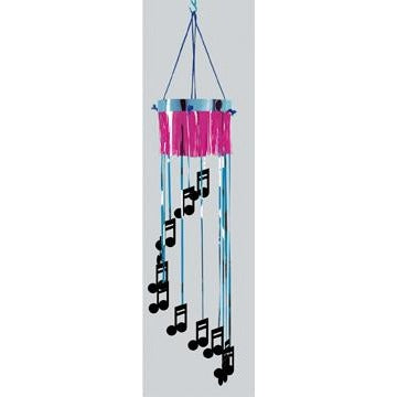 Rock & Roll Shimmer Spiral Decoration, 1 Per Package
