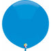 17-Inch Neon Blue Outdoor Display Balloons, 72 Count