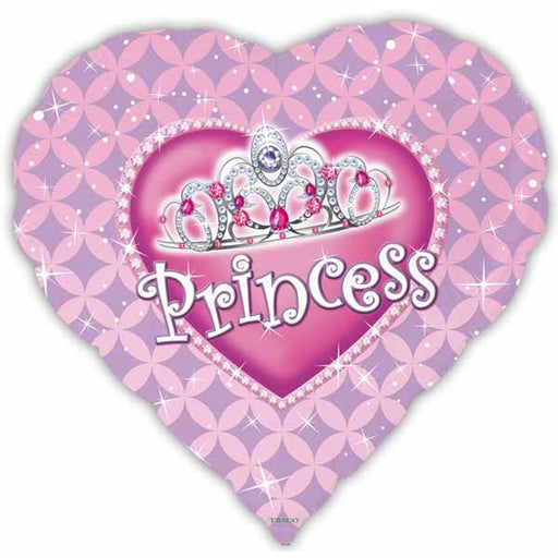 Princess Pink Heart 18" Foil Balloon