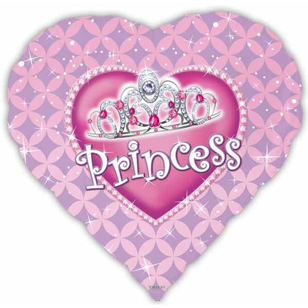 Princess Pink Heart 18" Foil Balloon