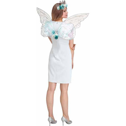 Silver Blue Shimmering Costume Wings for Children