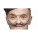 Black and Grey Costume Moustache, 21 x 11 cm