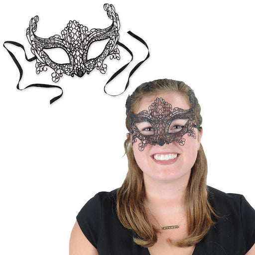 Black Lace Mask, Pack of 3
