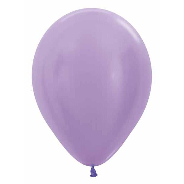 Pearl Lilac 5-Inch Latex Balloons, 100 Count