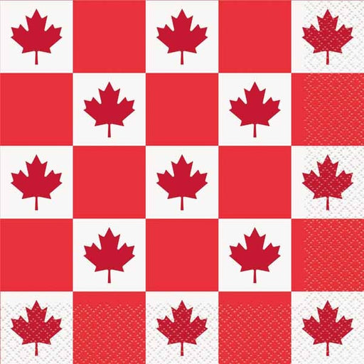 Canada Day Luncheon Napkins, 16 Pack
