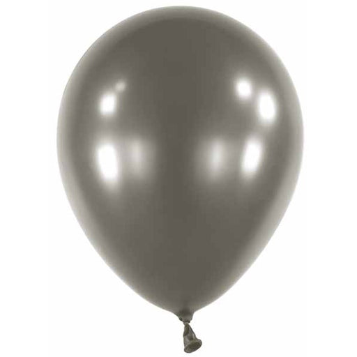 Anagram Pearl Jet Black 11-Inch Latex Balloons, 100 Count