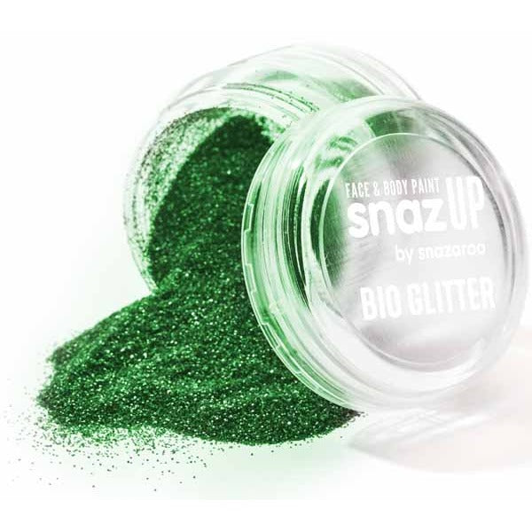 Snazaroo Fine Green Bio Glitter, 5 g